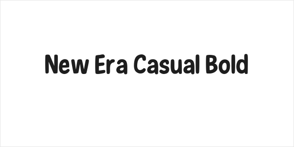 New Era Casual Bold Logo