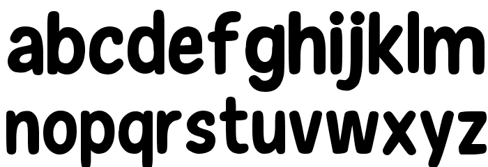 New Era Casual Bold Font LOWERCASE