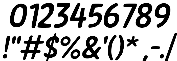 New Era Casual Italic Font OTHER CHARS