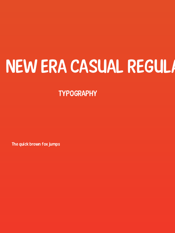 New Era Casual Regular Poster