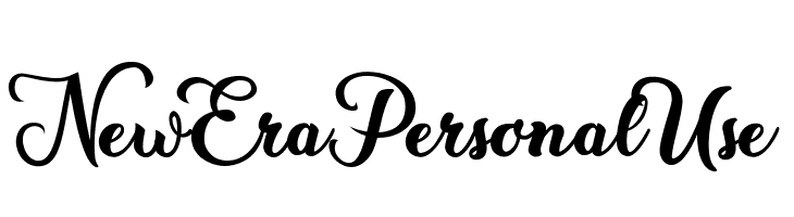 New Era Personal Use   Скачать бесплатные шрифты