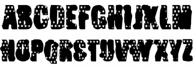 New Fathers Flag Schriftart Groß