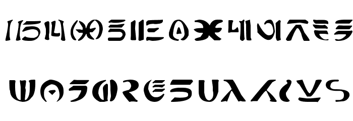 New Futhork Font LOWERCASE