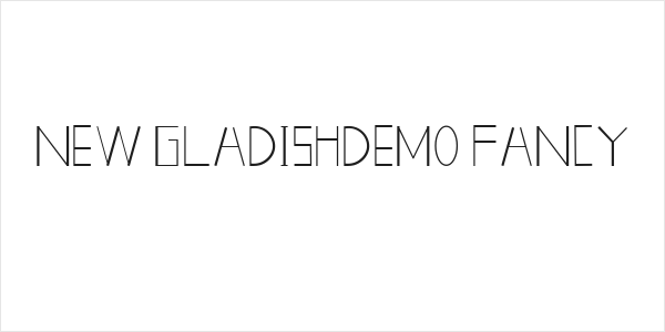 New GLADISHdemo Fancy Logo