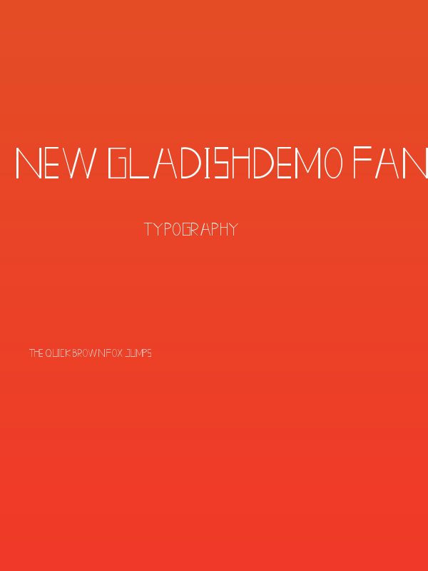 New GLADISHdemo Fancy Poster