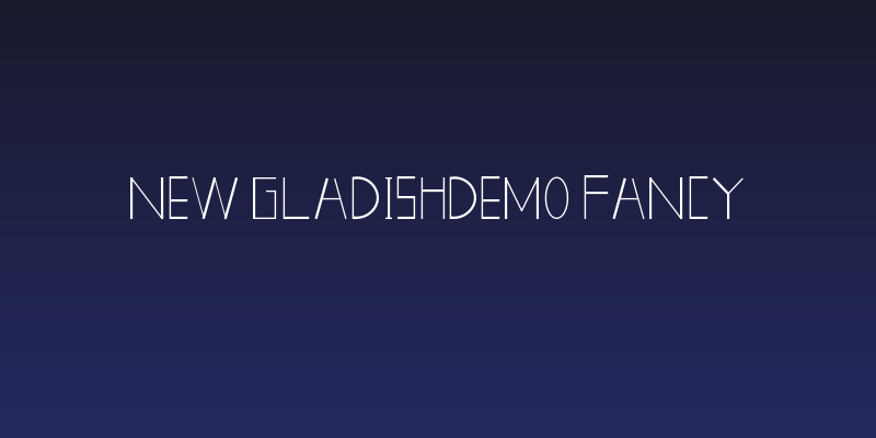 New GLADISHdemo Fancy Social Header