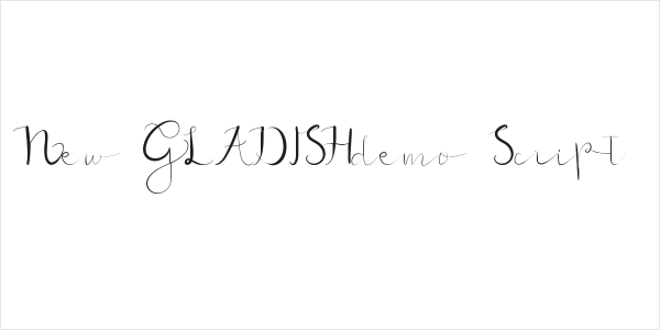 New GLADISHdemo Script Logo