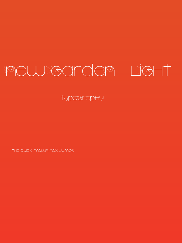 New Garden   Light Poster