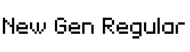 New Gen Regular  免费字体下载