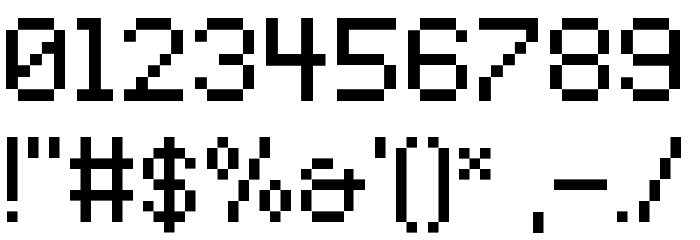New Gen Regular Font OTHER CHARS