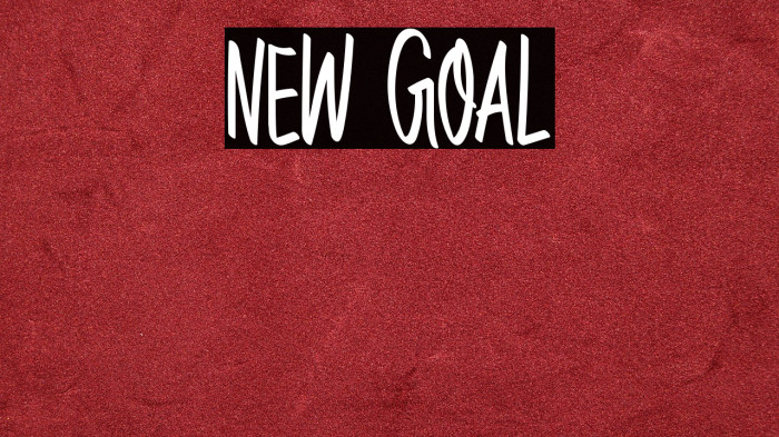 New Goal Caratteri examples