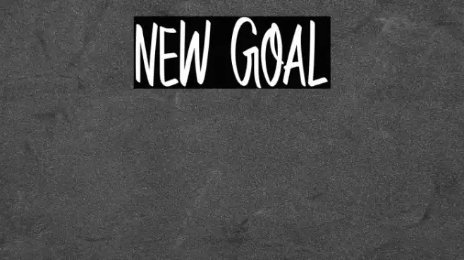 New Goal Font examples