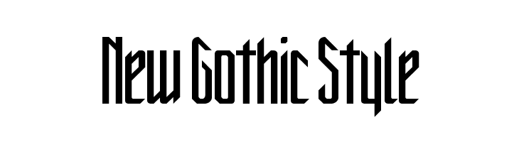 New Gothic Style  Free Fonts Download