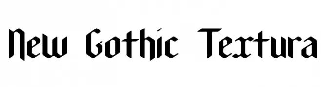 New Gothic Textura  baixar fontes gratis