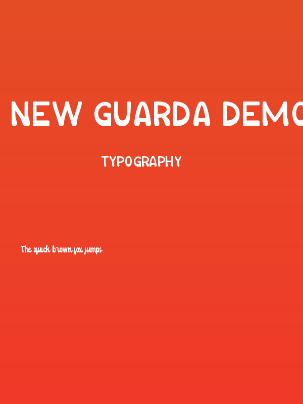 New Guarda Demo Poster