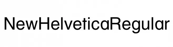 New Helvetica Regular  font caratteri gratis
