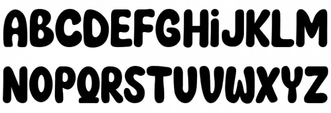 New Home Display Font UPPERCASE