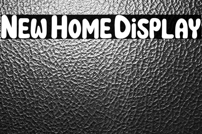 New Home Display Example 1