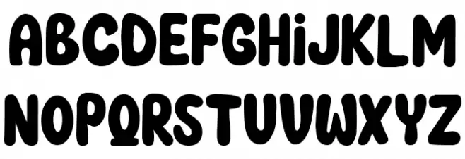 New Home Display Font LOWERCASE