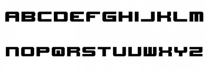 New Horizons Nominal フォント 大文字