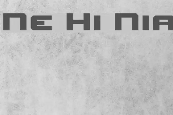 New Horizons Nominal Schriftart examples