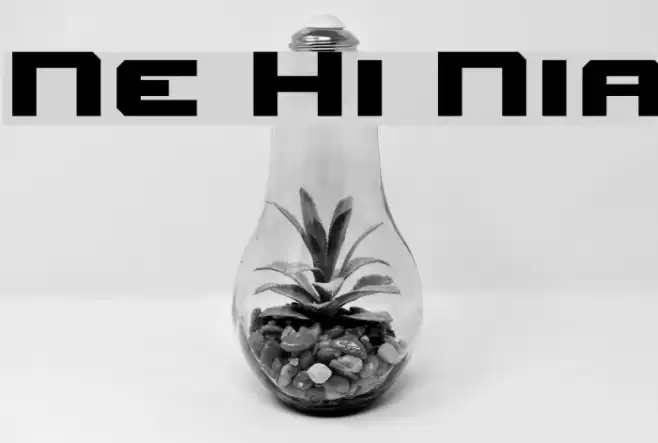 New Horizons Nominal Schriftart examples