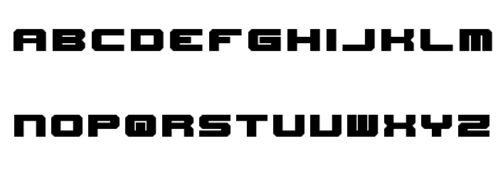 New Horizons Nominal Font LOWERCASE