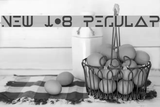 New Job Regular Fonte examples