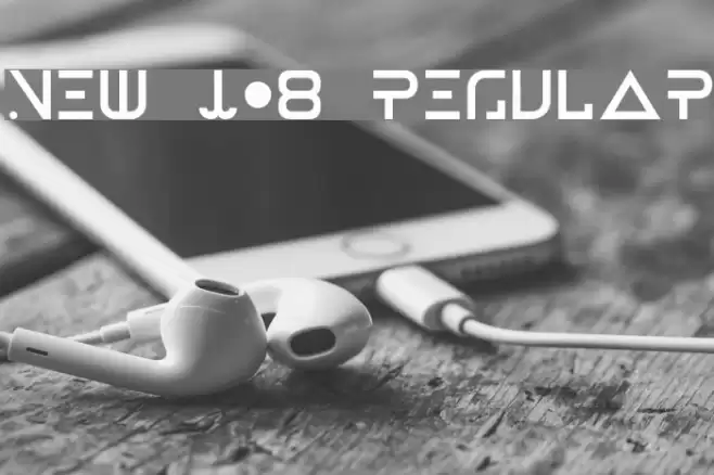 New Job Regular Fonte examples