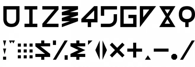 New Job Font OTHER CHARS