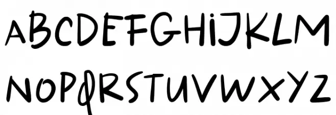 New Kids In The Hood 字体 小写