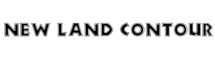 New Land Contour  Fuentes Gratis Descargar