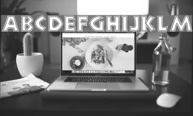 New Land Contour Font examples