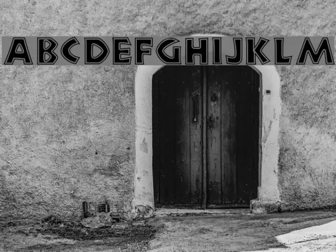 New Land Contour Font examples