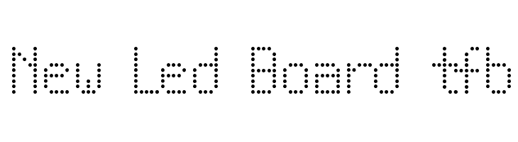 New Led Board tfb Font
