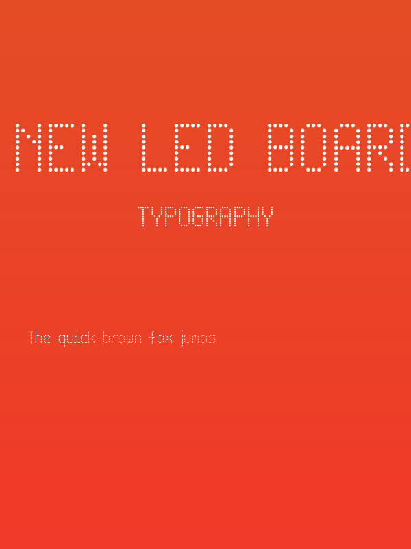 New Led Board tfb Poster