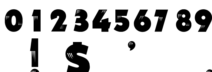 New MOTOR Font OTHER CHARS