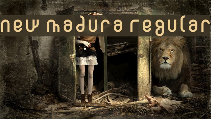 New Madura Regular Font examples