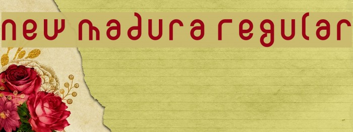 New Madura Regular Font examples