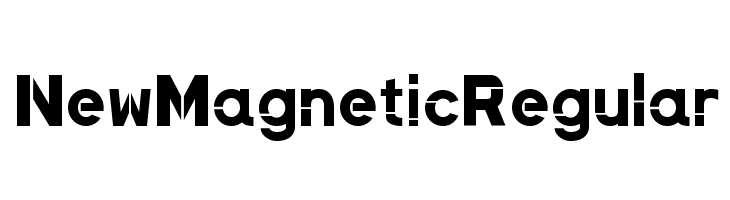New Magnetic Regular  Frei Schriftart Herunterladen