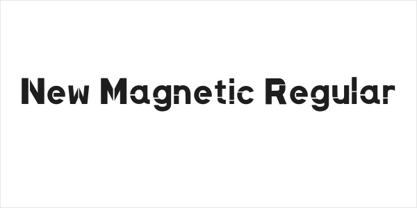 New Magnetic Regular Logo