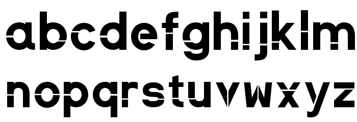 New Magnetic Regular Font LOWERCASE