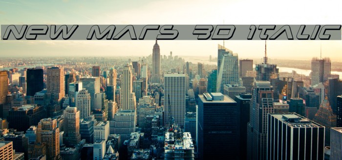 New Mars 3D Italic Example 1