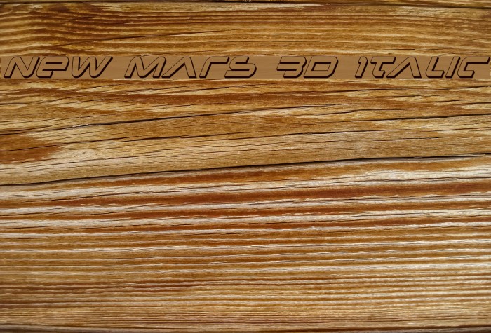 New Mars 3D Italic Example 3