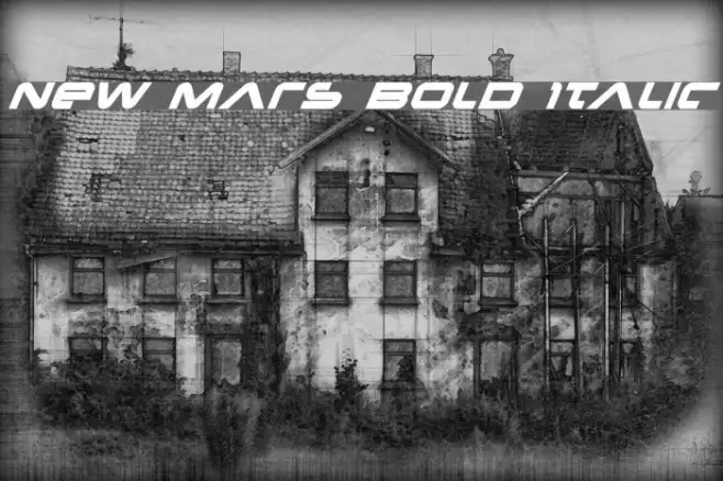 New Mars Bold Italic Example 3