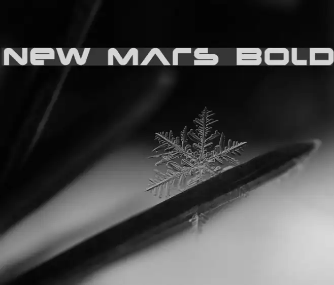 New Mars Bold Example 1