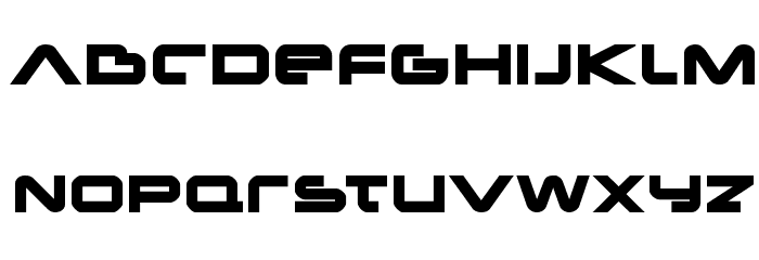 New Mars Bold Font LOWERCASE