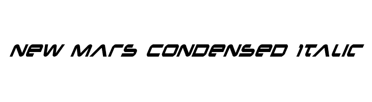 New Mars Condensed Italic  नि: शुल्क फ़ॉन्ट्स डाउनलोड