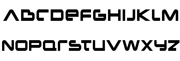 New Mars Condensed Font LOWERCASE