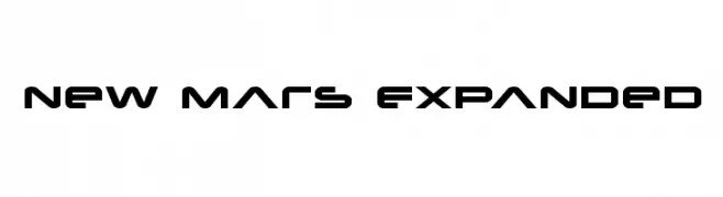 New Mars Expanded  नि: शुल्क फ़ॉन्ट्स डाउनलोड